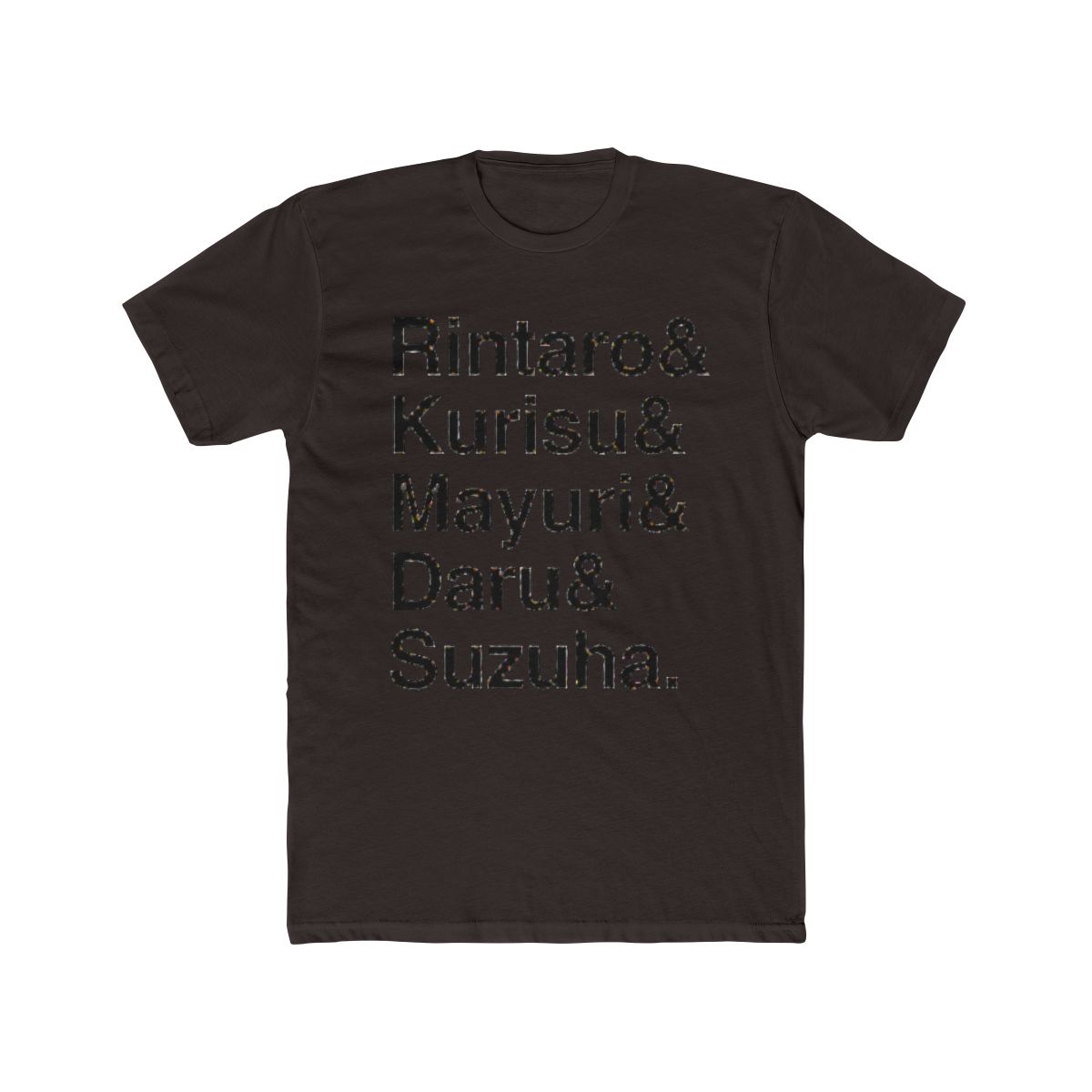 Rintaro & Kurisu & Mayuri & Daru & Suzuha T Shirt | Steins;Gate - alternate angle 2, merchandise