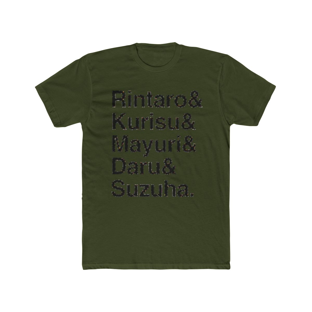 Rintaro & Kurisu & Mayuri & Daru & Suzuha T Shirt | Steins;Gate - alternate angle 4, merchandise
